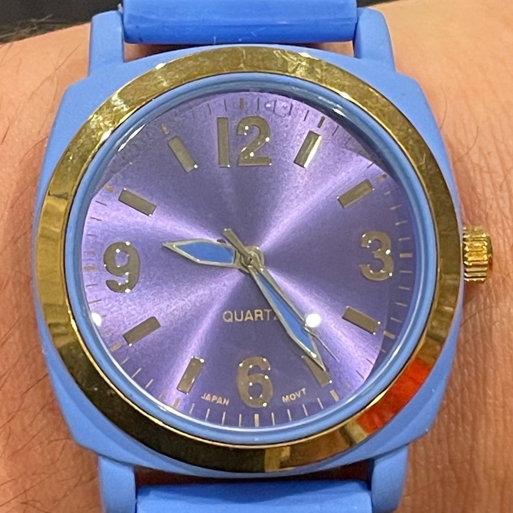 Anthropology Watch- Blue/Purple/Gold